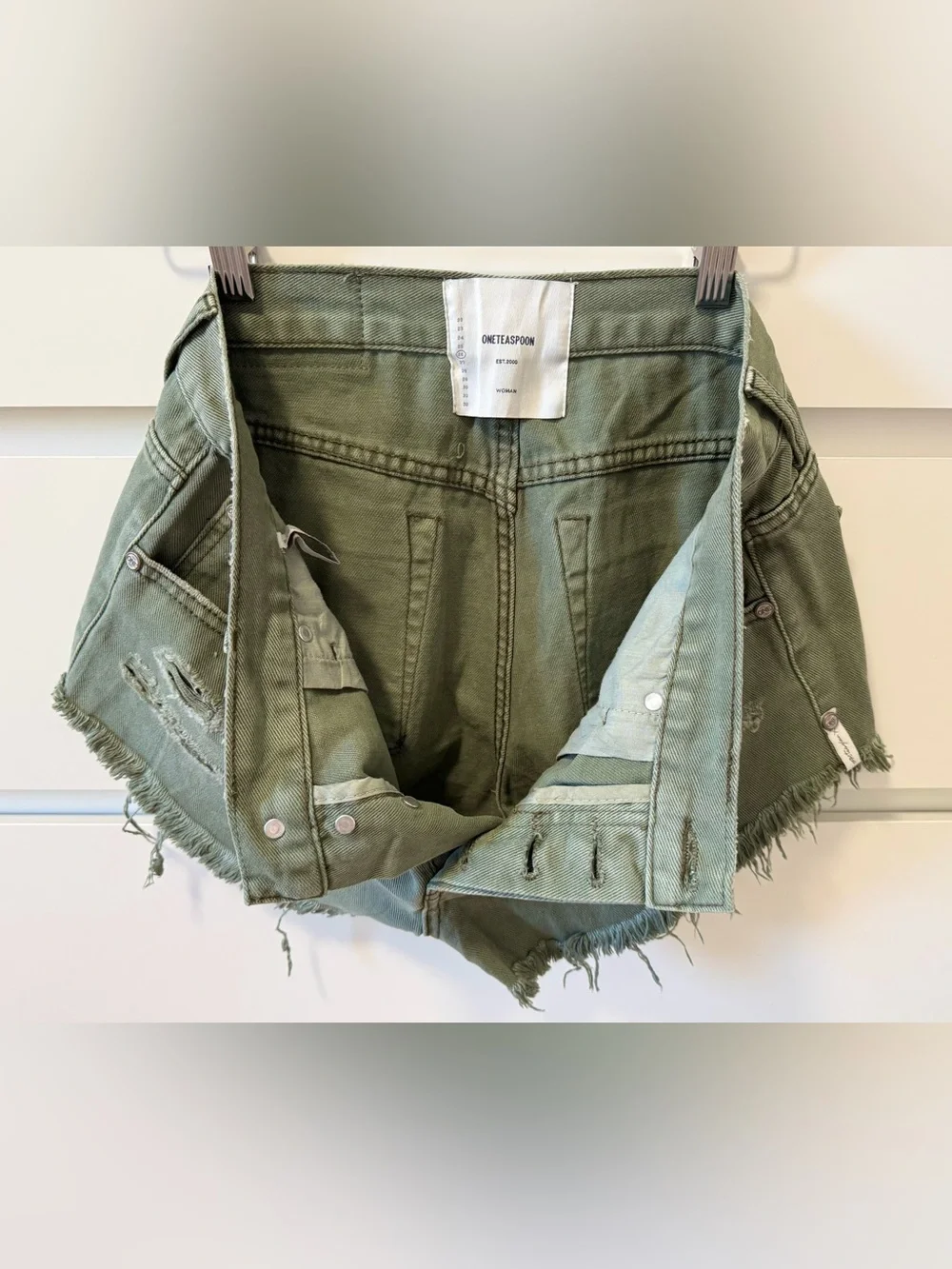 One Teaspoon Brandos Relaxed Fit Long Rise Shorts - Size: 26 - Like New!